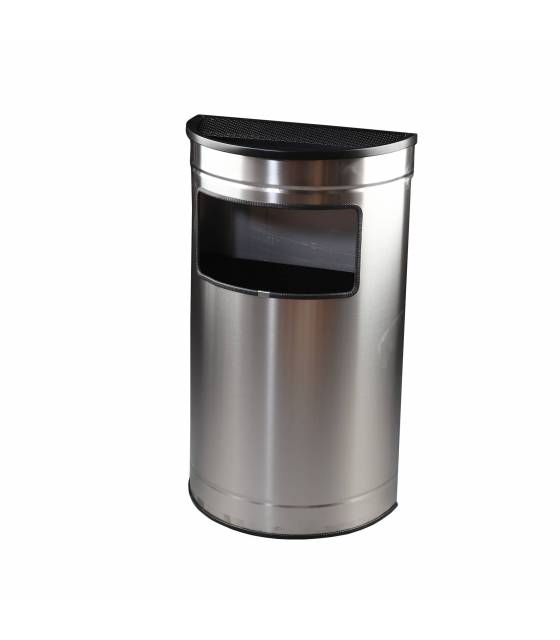 Cenicero Papelera Semicircular Inox Ceniceros  LY13002630