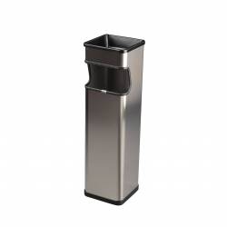 Cenicero Papelera Cuadrada Inox Ceniceros  LY13002400