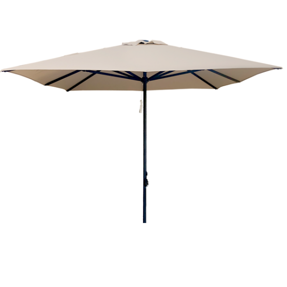 Parasol Terraza Heavy Duty 3,5 x 3,5 Poliéster Parasoles Cuadrados CONVA CO895P30