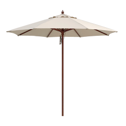 Sombrilla Madera Plus Redonda Ø2m Poliéster Parasoles Redondos CONVA CO841P30