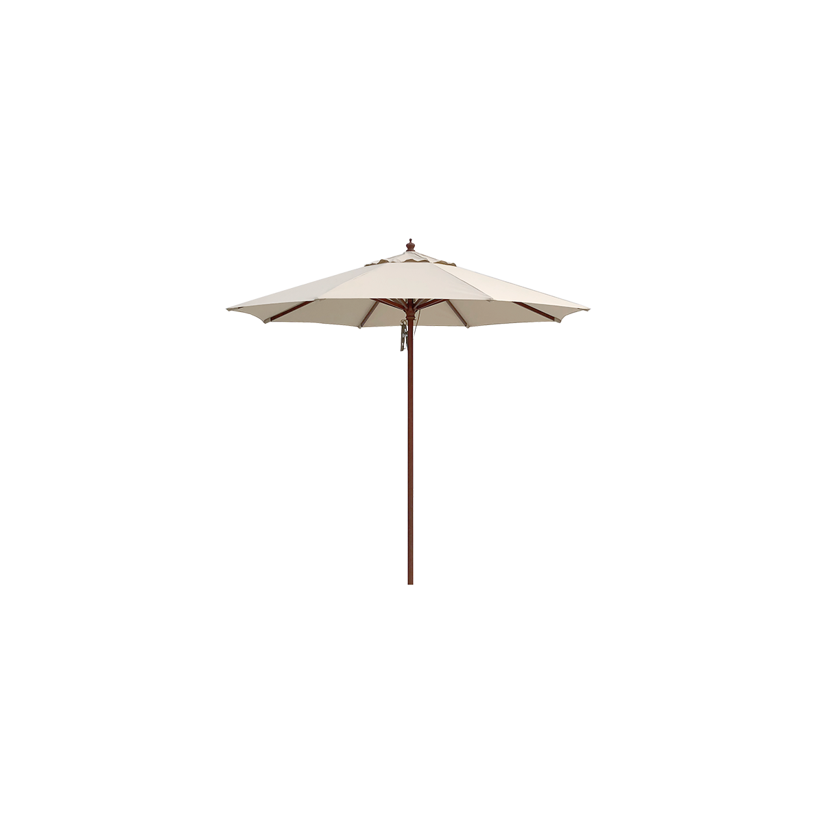 Sombrilla Madera Plus Redonda Ø2m Poliéster Parasoles Redondos CONVA CO841P30
