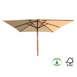Parasol Madera Plus 3x3 Poliéster Parasoles Cuadrados CONVA CO844P30