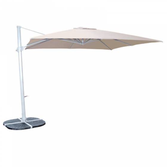 Parasol Lateral Plus 3x3m Poliéster Beige Parasoles Cuadrados CONVA CO879P30