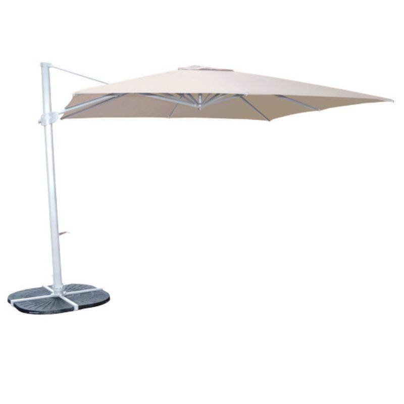 Parasol Lateral Plus 3x3m Poliéster Beige Parasoles Cuadrados CONVA CO879P30