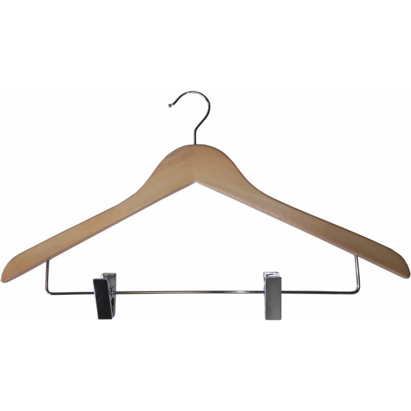 Percha de madera con pinzas 20 unds. Perchas Armario  PC903368