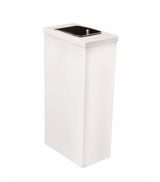 Contenedor Higiénico Compresera tapa balancín 40L Blanco Papeleras Aseos Públicos  LY13002300