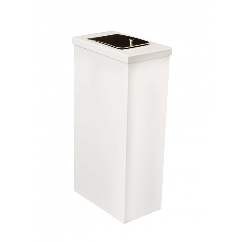 Contenedor Higiénico Compresera tapa balancín 40L Blanco Papeleras Aseos Públicos  LY13002300