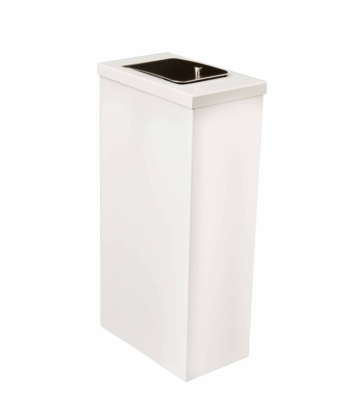 Contenedor Higiénico Compresera tapa balancín 40L Blanco Papeleras Aseos Públicos  LY13002300
