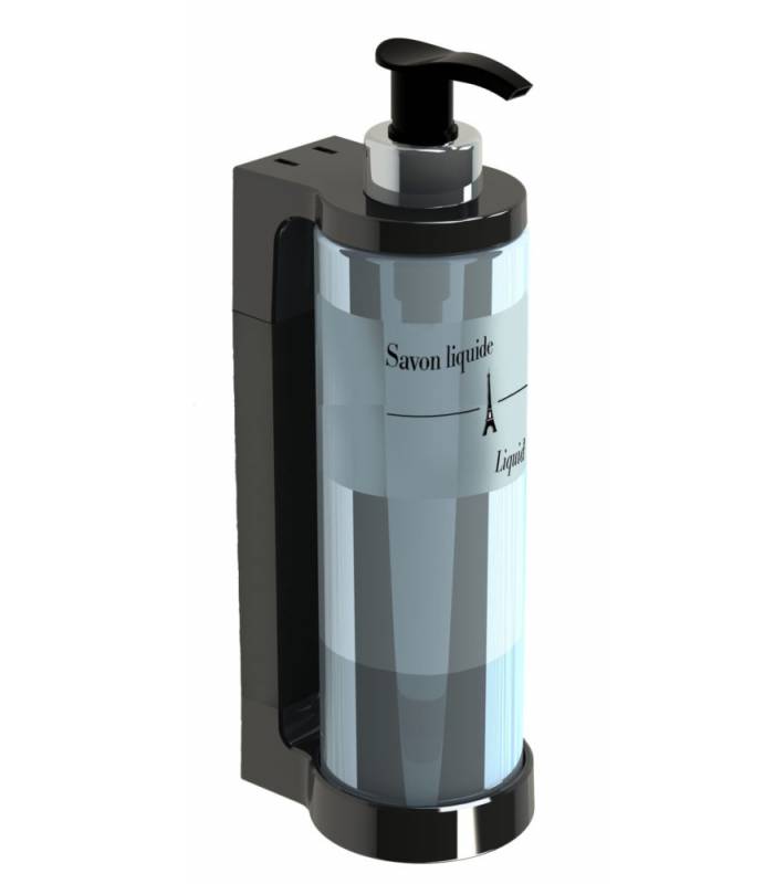 Dispensador jabón Isiss Negro Dispensadores y Soportes JVD JV8441767