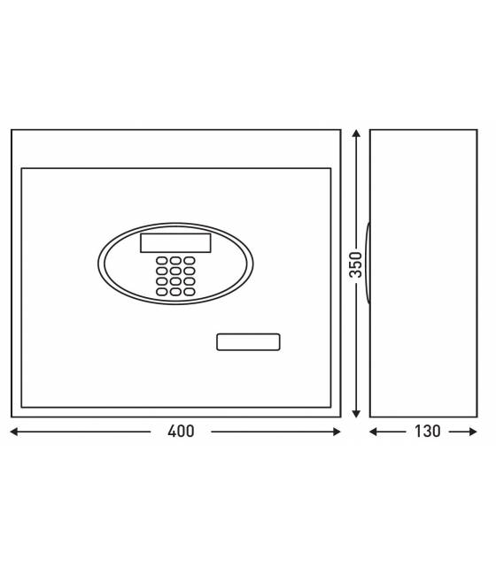 Caja fuerte Top Open Iconic Cajas de Seguridad JVD JV866664