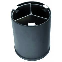Papelera habitación reciclaje Negra Papeleras Habitación JVD JV899881