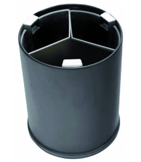 Papelera habitación reciclaje Negra Papeleras Habitación JVD JV899881