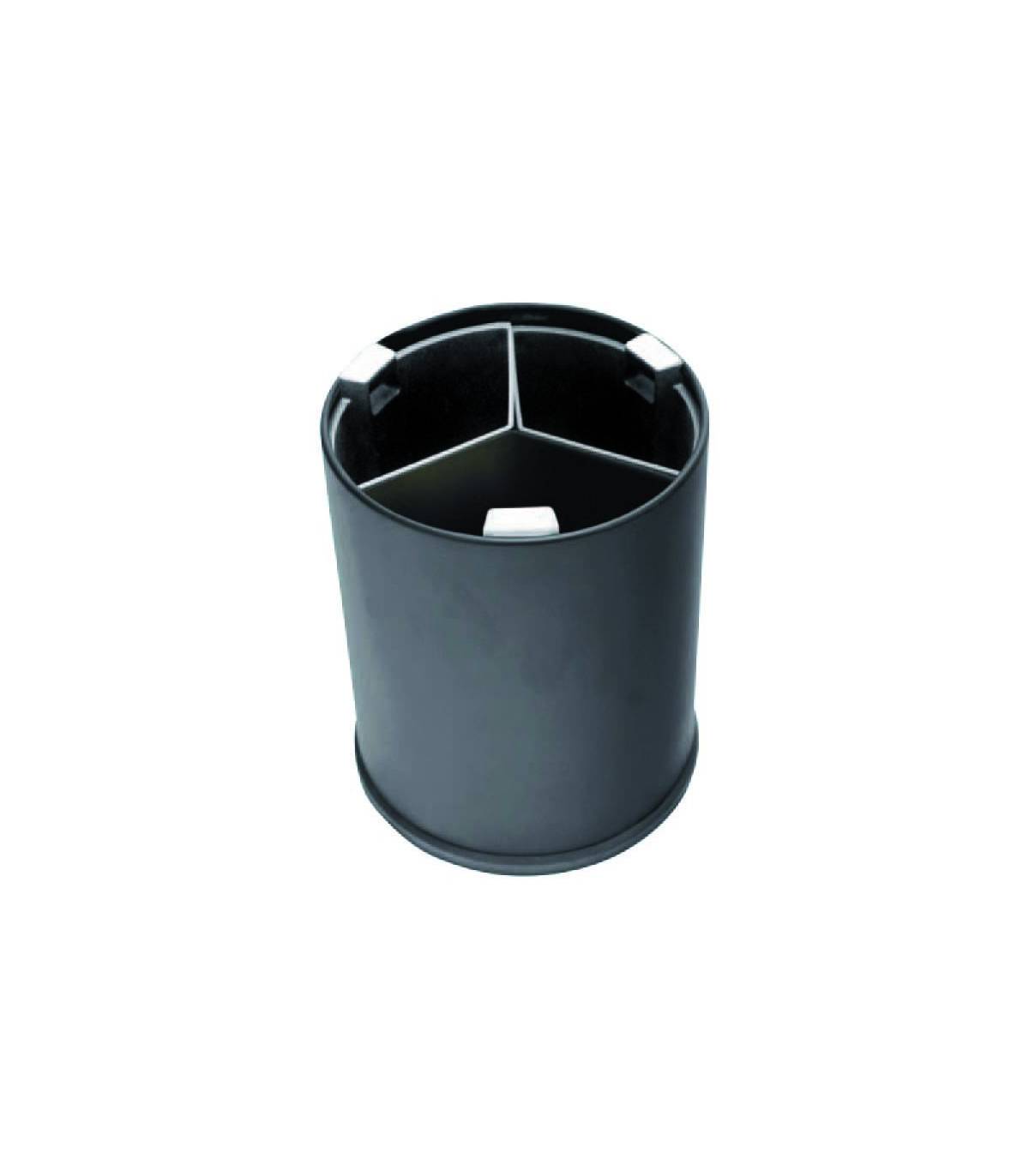 Papelera habitación reciclaje Negra Papeleras Habitación JVD JV899881
