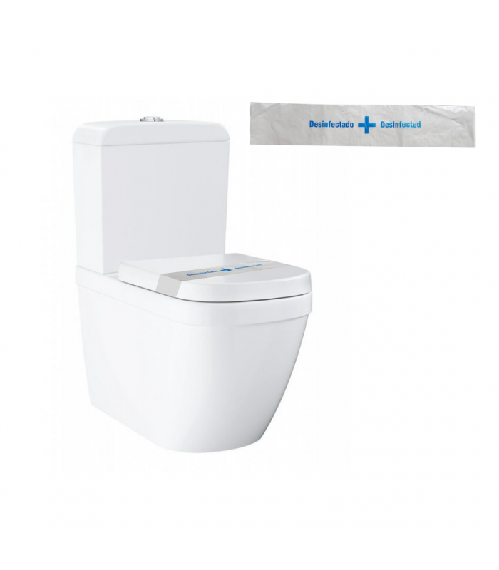 Precinto Sanitario WC en Tira de Plástico 1000 unds. Bolsas y Precintos  GY-PWCT