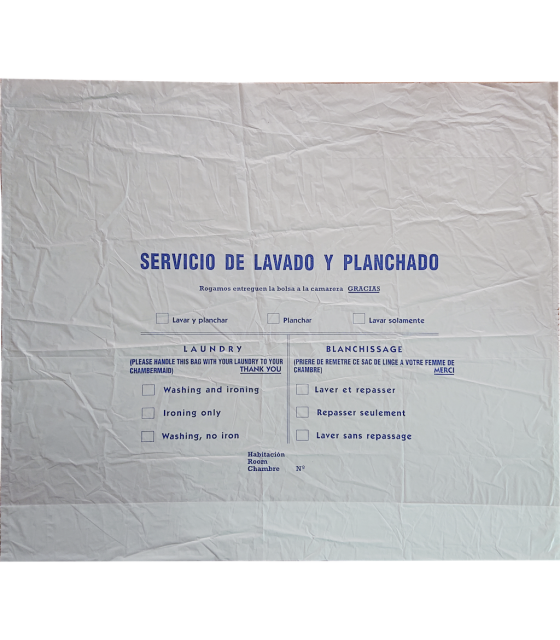 Bolsas Lavandería Hotel 1500 uds Bolsas y Precintos  GY-BLSLVRMS