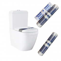 Precinto Sanitario WC Rollo Plástico 4000 unds. Bolsas y Precintos  GY-PRESWC