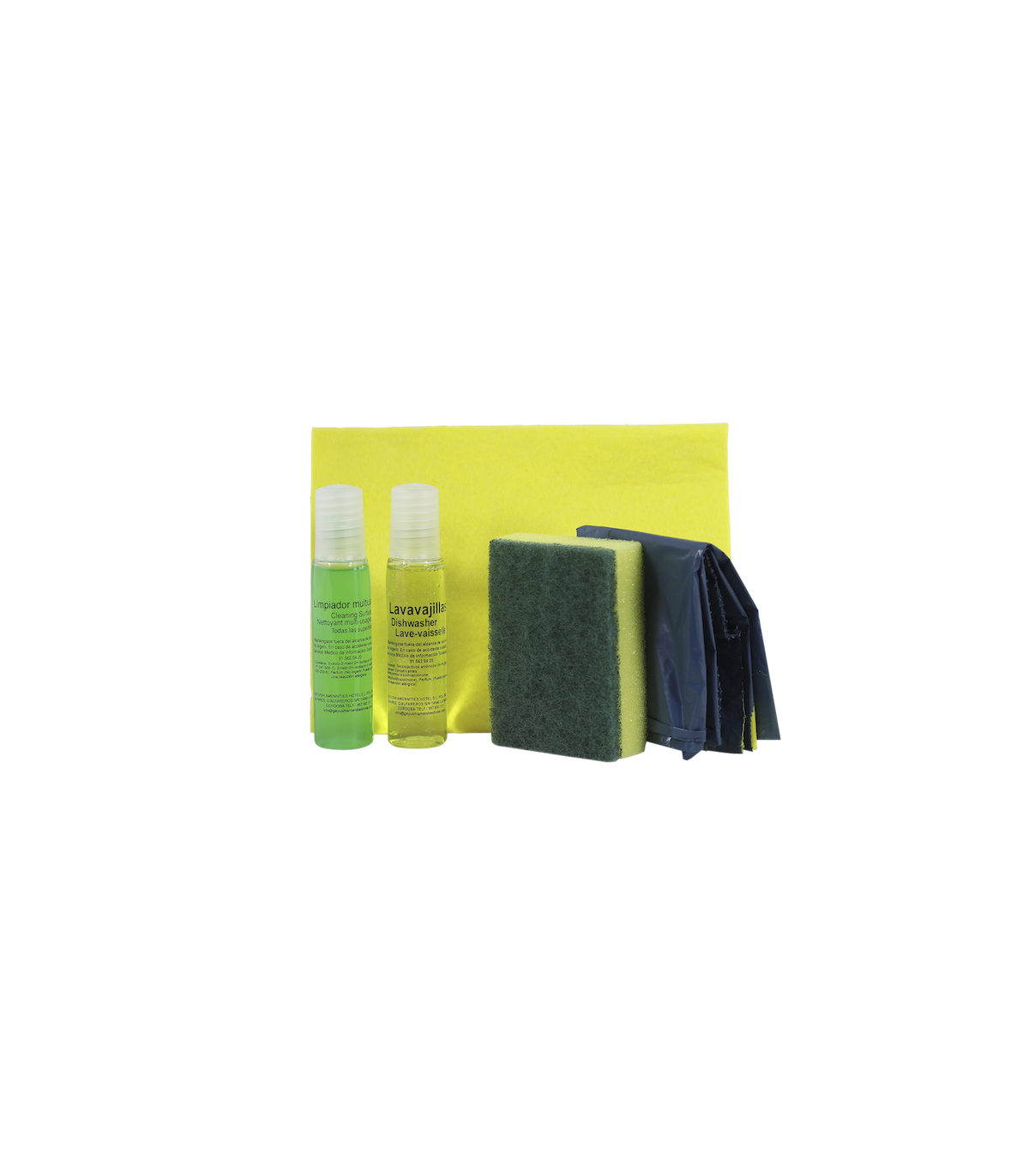 Kit Limpieza Apartamentos Basic 50 uds Kit Limpieza Apartamentos Geyushi GY-KITLIM