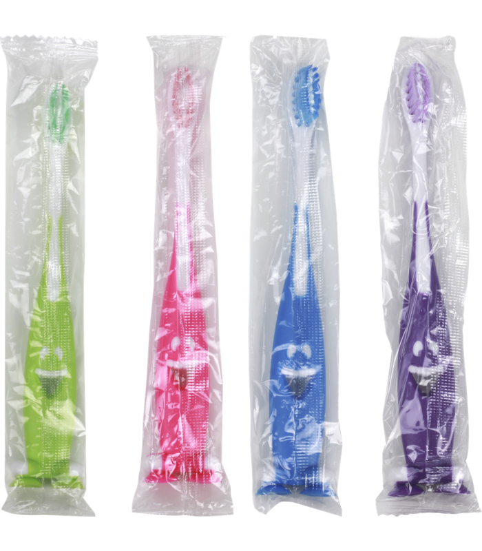 Cepillo Dental Infantil Sweet Bubble Colores 500 unds. Amenities Geyushi GY-5563CE