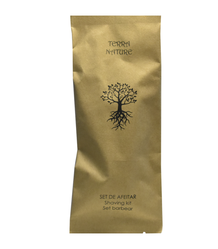 Kit Afeitar Terra Nature 500 unds Amenities Geyushi GY-SATNECO