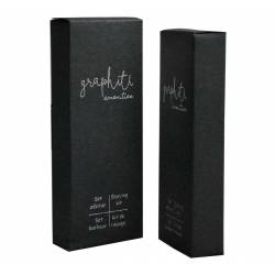 Kit Afeitar Hotel con Tubo Crema Serie Grafito 500uds Amenities Geyushi GY-SETAGRF