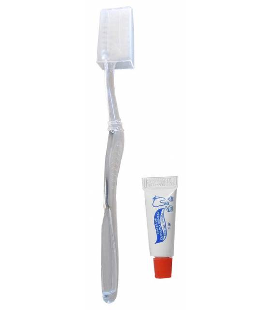 Kit Dental Hotel Serie Grafito 500 uds Amenities Geyushi GY-CDENTGRF