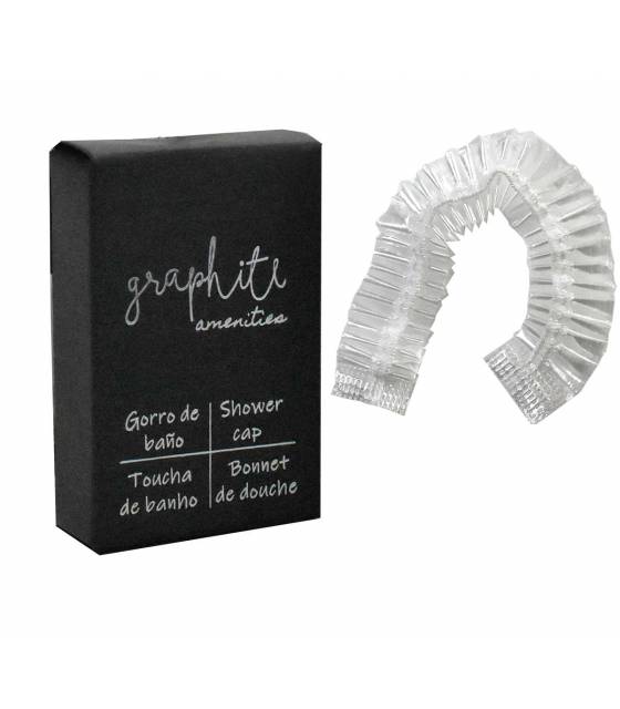 Gorro Ducha Serie Grafito 1000uds Amenities Geyushi GY-GBGRF01