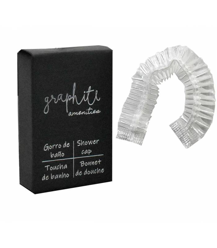 Gorro Ducha Serie Grafito 1000uds Amenities Geyushi GY-GBGRF01