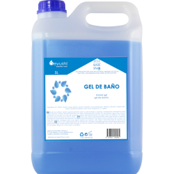Gel de Baño garrafa 5 litros 4 unidades Gel y Jabón Geyushi GY-GARRGEL5L