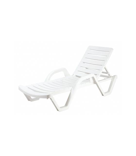 Tumbona Piscina Blanca Maris Tumbonas Muebles Romero RM-MARIS