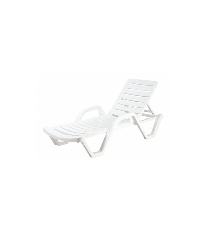 Tumbona Piscina Blanca Maris Tumbonas Muebles Romero RM-MARIS