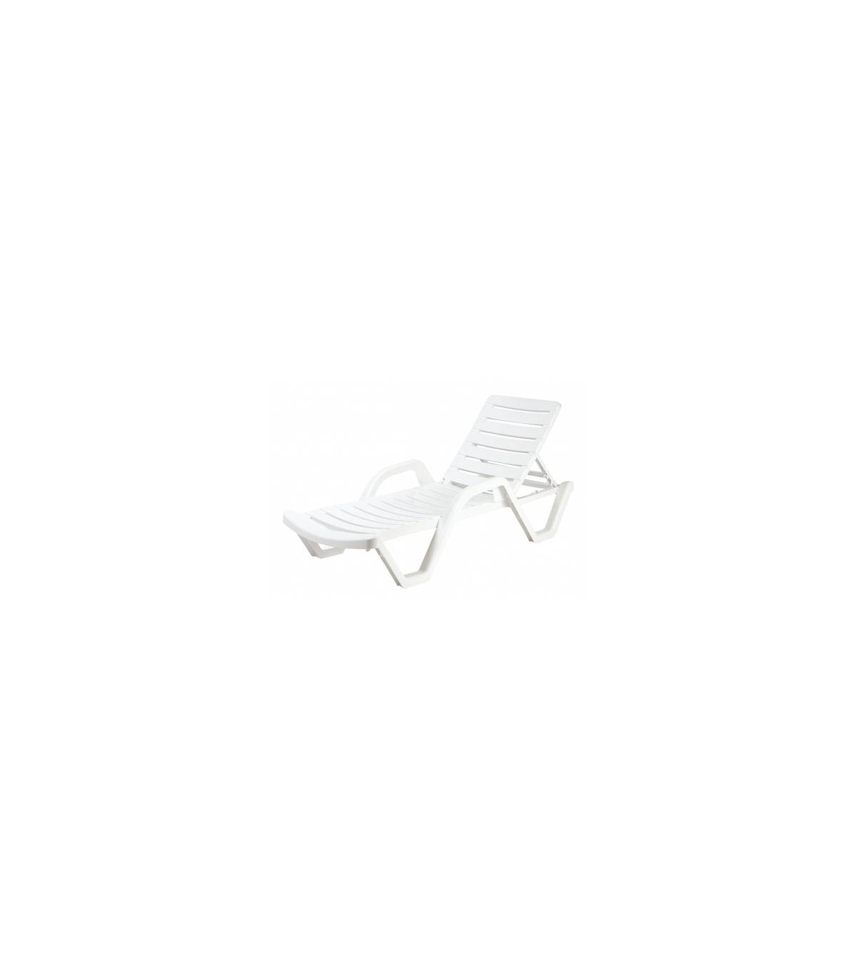 Tumbona Piscina Blanca Maris Tumbonas Muebles Romero RM-MARIS