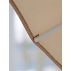 Parasol Plaza 3x3 Poliéster Beige Parasoles Cuadrados CONVA CO898P30