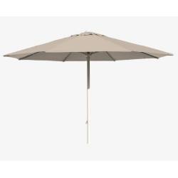 Parasol Redondo Ruedo Ø3m Poliéster Beige Parasoles Redondos CONVA CO886P30