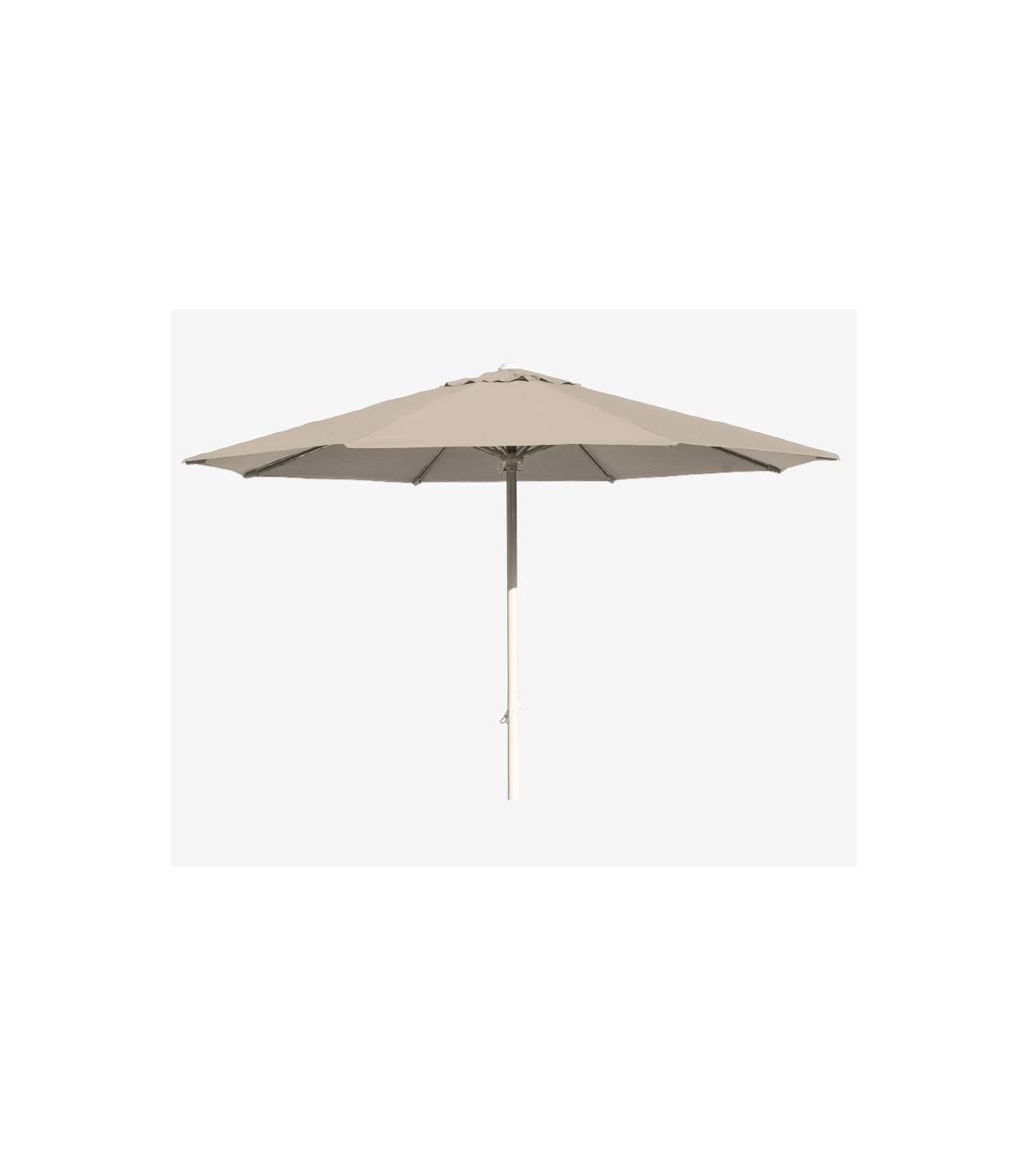 Parasol Redondo Ruedo Ø3m Poliéster Beige Parasoles Redondos CONVA CO886P30