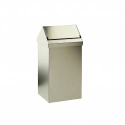 Papelera Cabezal Basculante 40L Inox Satinado Papeleras de Interior  LY13002100