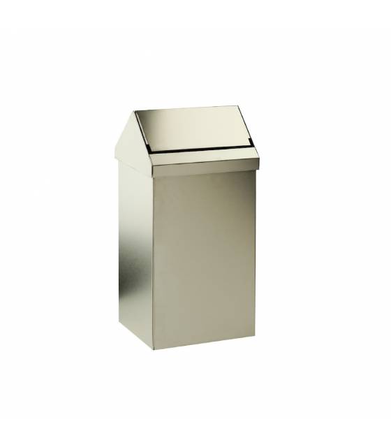 Papelera Cabezal Basculante 40L Inox Satinado Papeleras de Interior  LY13002100