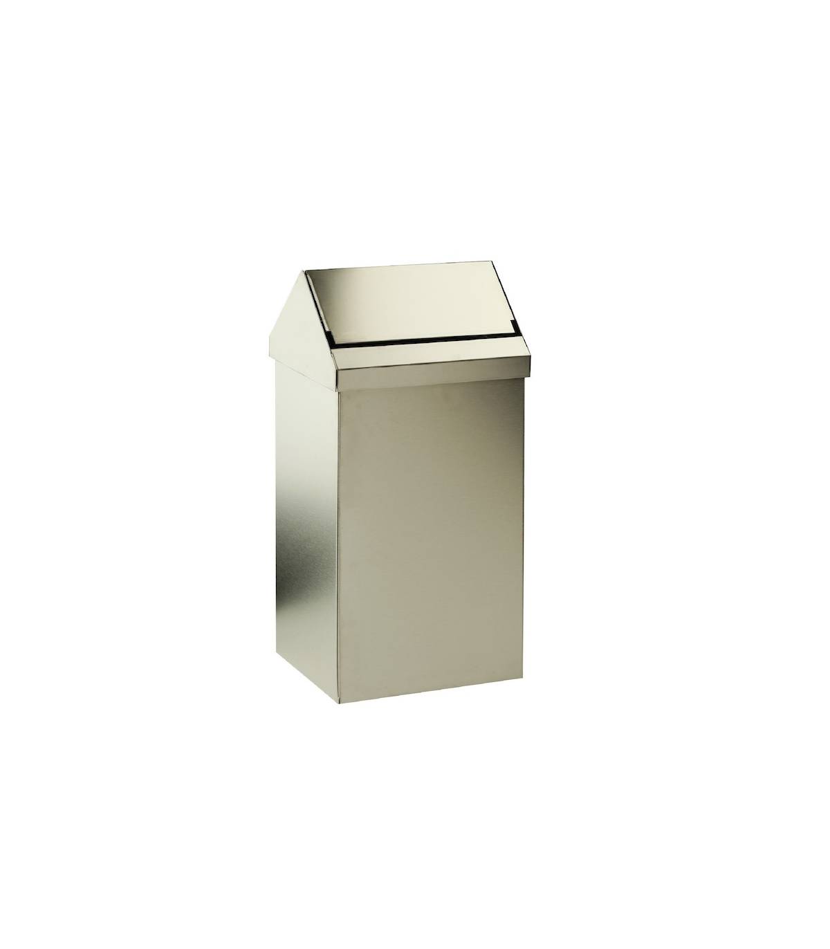 Papelera Cabezal Basculante 40L Inox Satinado Papeleras de Interior  LY13002100