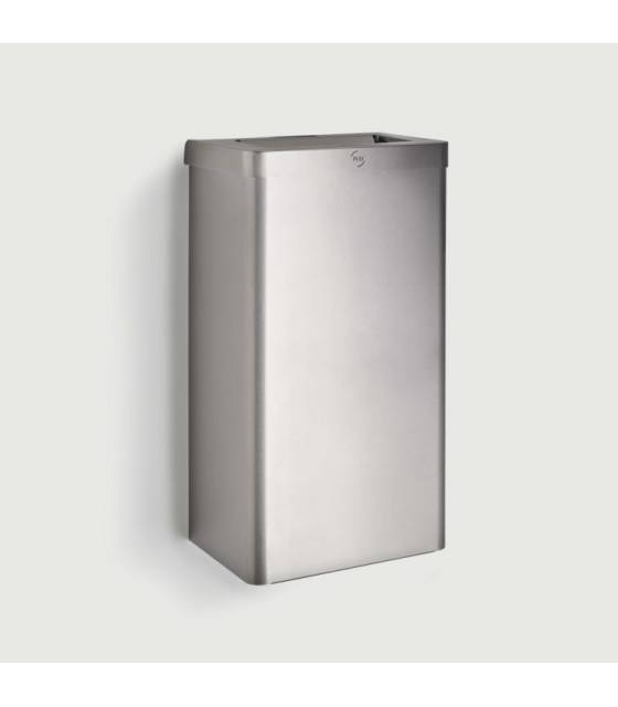 Papelera Mural Acero Inox 60L Papeleras JVD JV8992114