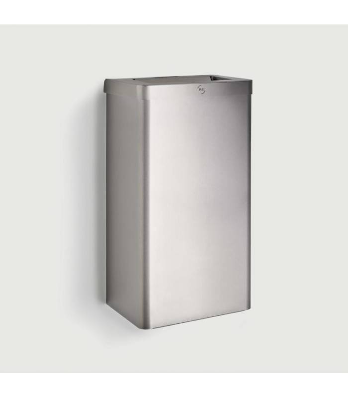 Papelera Mural Acero Inox 60L Papeleras JVD JV8992114