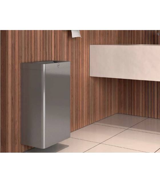 Papelera Mural Acero Inox 60L Papeleras JVD JV8992114
