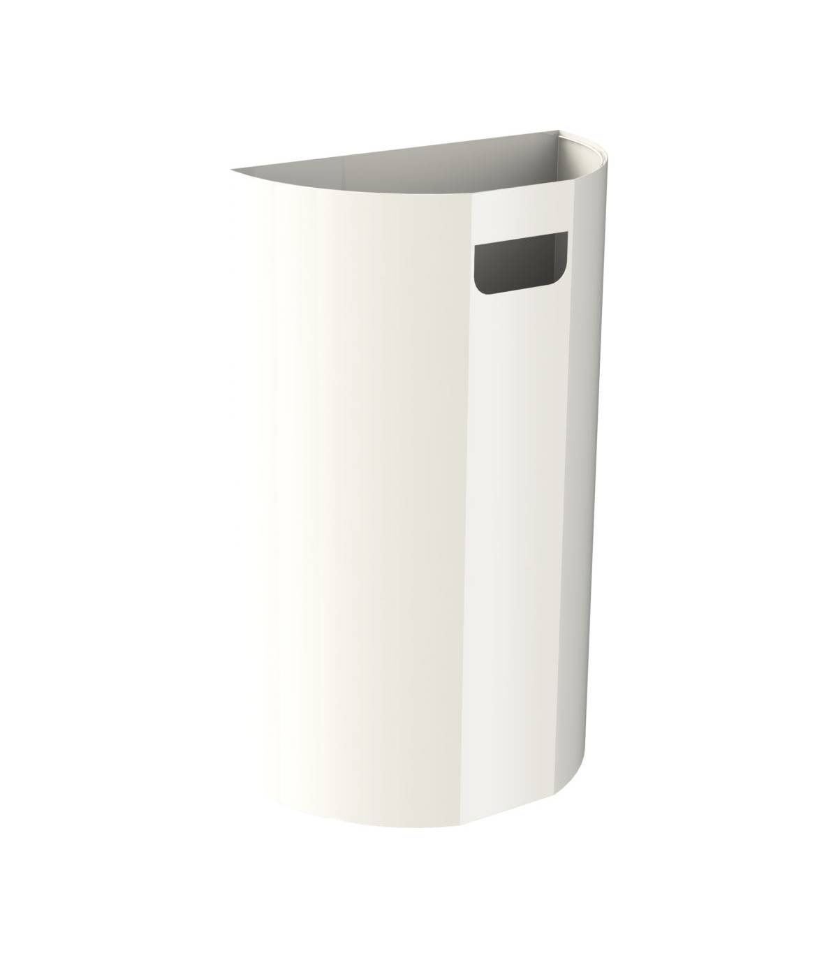 Papelera Mural Acero blanco 40L Papeleras JVD JV8991417