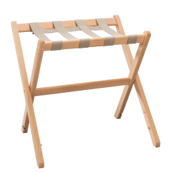 Apoyamaletas Madera Natural Berengere Reposa Maletas JVD JV8662241