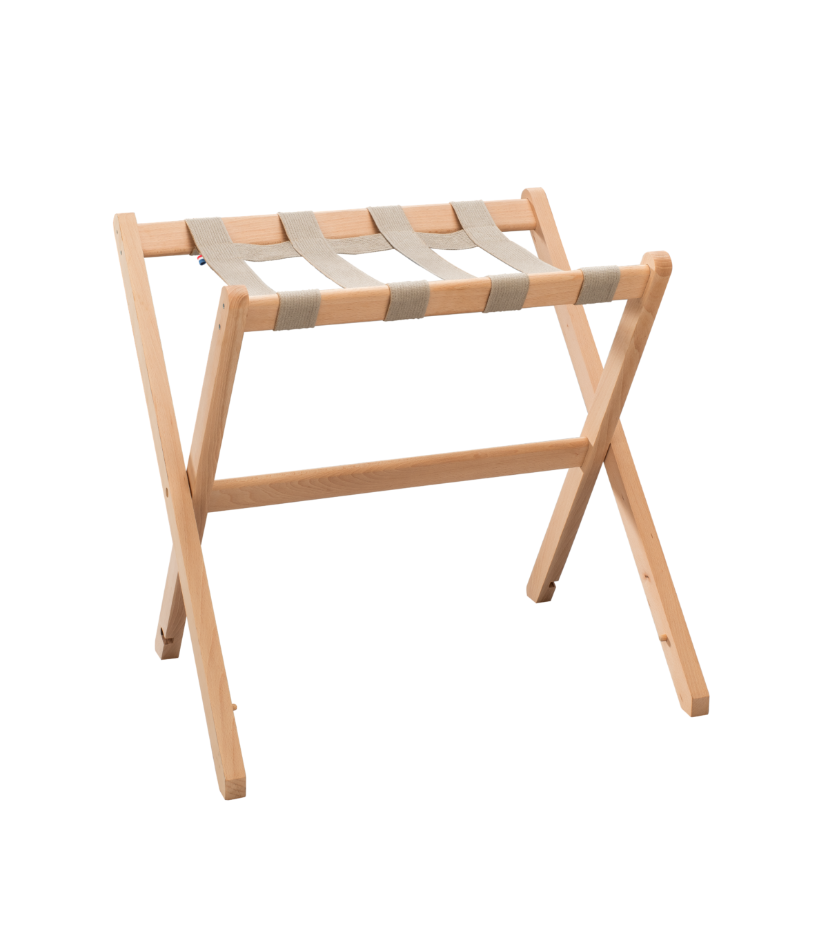 Apoyamaletas Madera Natural Berengere Reposa Maletas JVD JV8662241
