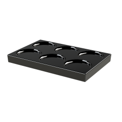 Porta Cápsulas negro Orchestro Bandejas de Kettles JVD JV8661594