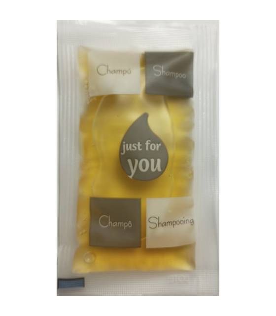 Champú en Sobre 15ml Just For you 1000 uds Champú Geyushi GY-SCH15