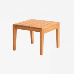 Mesa Baja Cuadrada Madera Teca 45cm Tumbonas CONVA CTK-M45