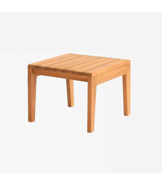 Mesa Baja Cuadrada Madera Teca 45cm Tumbonas CONVA CTK-M45