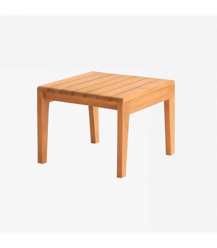 Mesa Baja Cuadrada Madera Teca 45cm Tumbonas CONVA CTK-M45