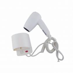 Secador Pelo base pared blanco Basic Secadores Pelo Hotel  LY11000030