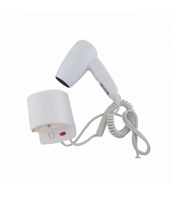 Secador Pelo base pared blanco Basic Secadores Pelo Hotel  LY11000030